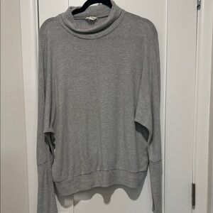 Aeropostale Light Gray Ribbed Sweater